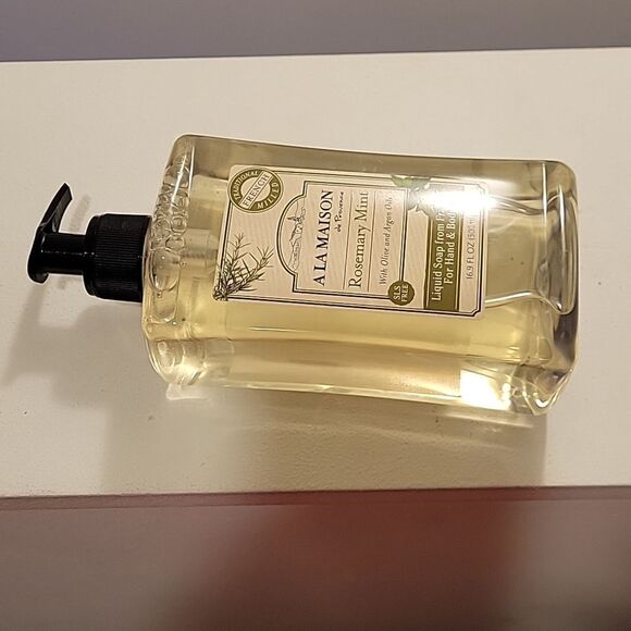 Rosemary Mint Liquid Hand Soap - Triple French Milled Natural Moisturizing - Picture 8 of 11